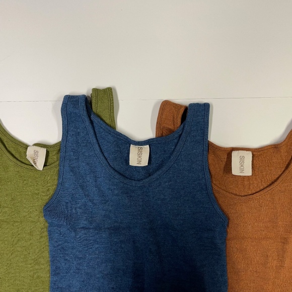 Set of 3 Siskin Silk/Wool Tank Tops Women's Size 10-12 GUC - Picture 3 of 4